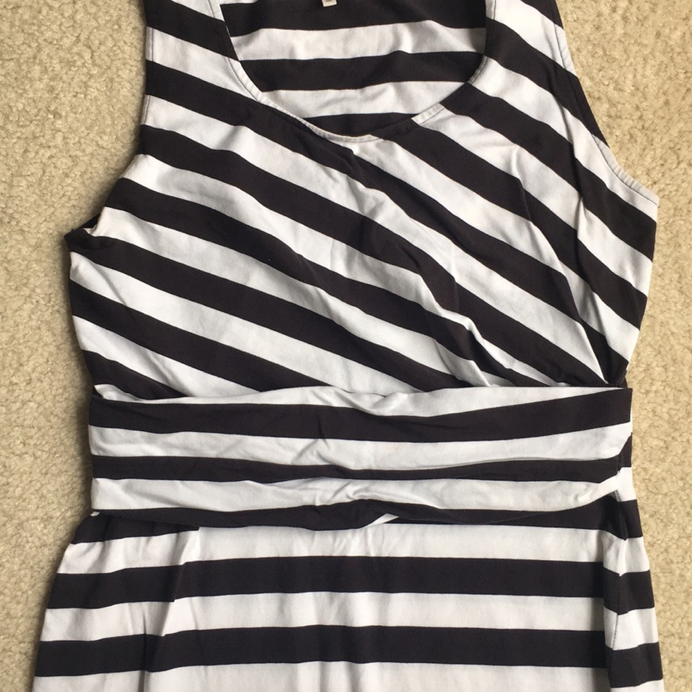 ⚡️SALE⚡️Rachel Roy stripe sleeveless bodycon dress - Picture 2 of 3